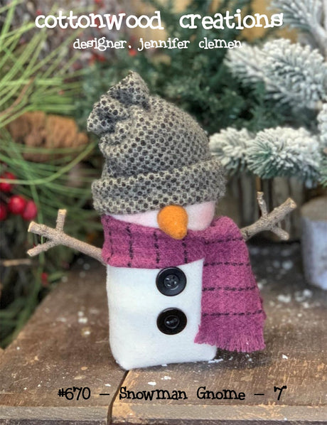 Snowman Gnome Pattern