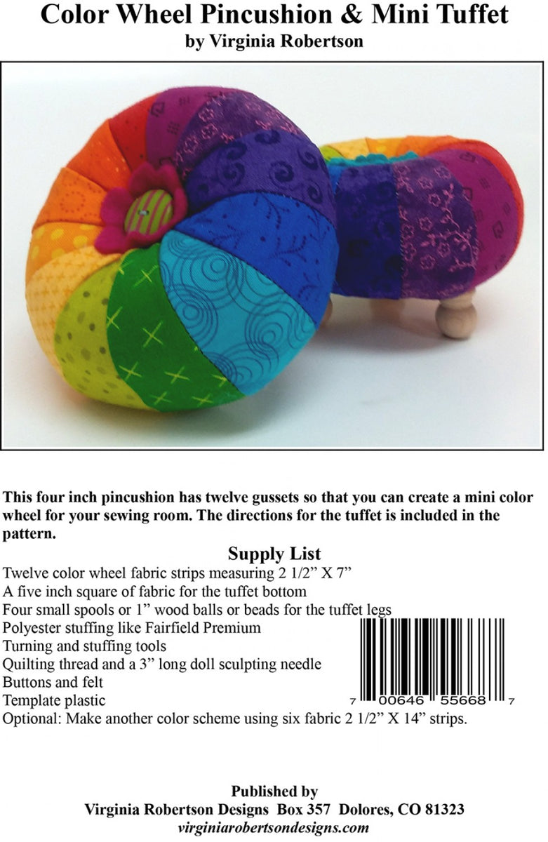 Color Wheel Pincushion Tutorial - WeAllSew