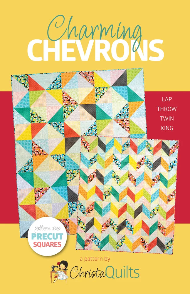 Charming Chevrons Quilt Pattern by Christa Quilts