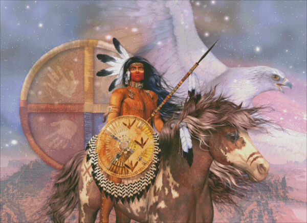 Cheveyo Cross Stitch By Laurie Prindle