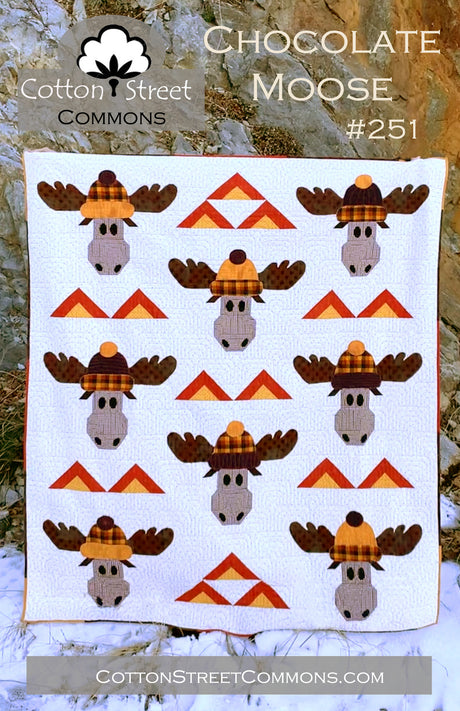 Chocolate Moose Downloadable Pattern by Cotton Street Commons