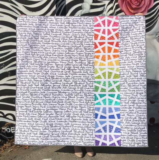 Chromatic Crackle Quilt Pattern by Ahhh...Quilting
