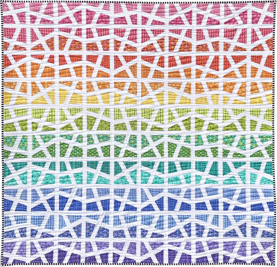 Chromatic Crackle Quilt Pattern by Ahhh...Quilting