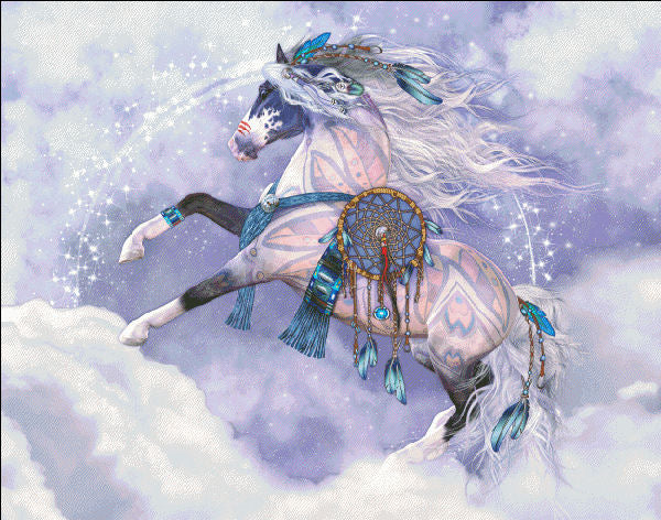 Cloud Dancer Cross Stitch By Laurie Prindle