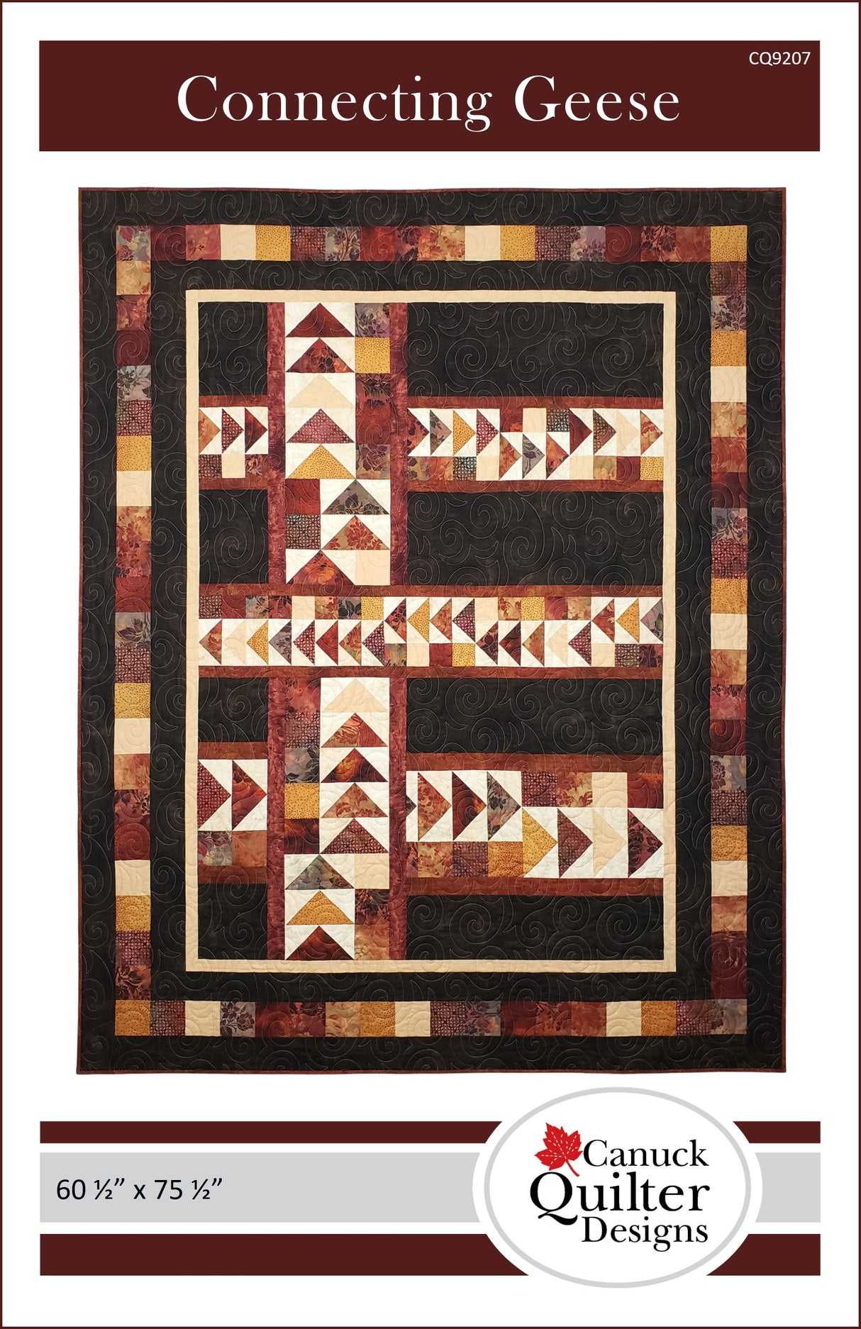 Connecting Geese Downloadable Pattern by Canuck Quilter Designs