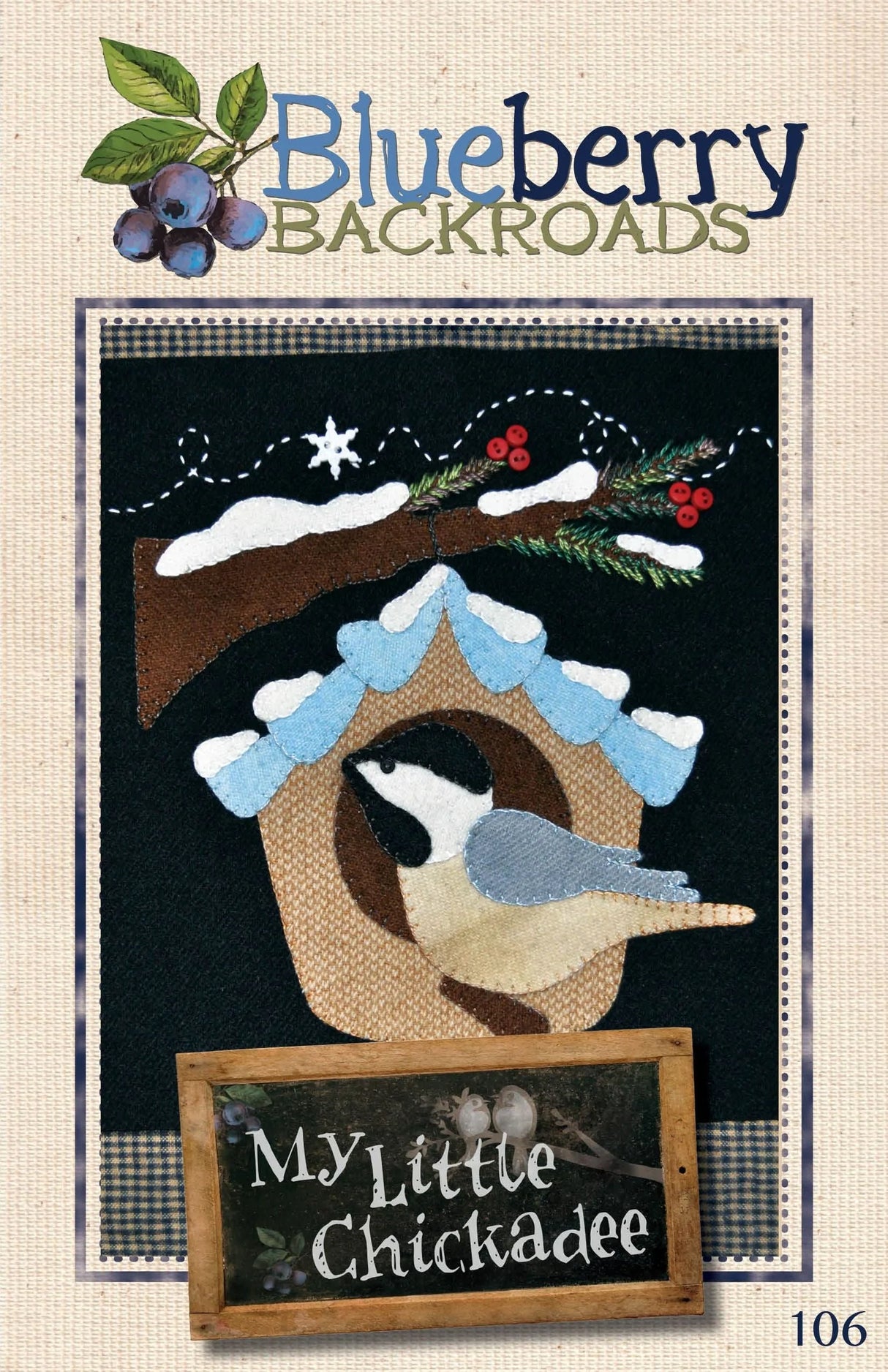 My Little Chickadee Downloadable Pattern by Blueberry Backroads