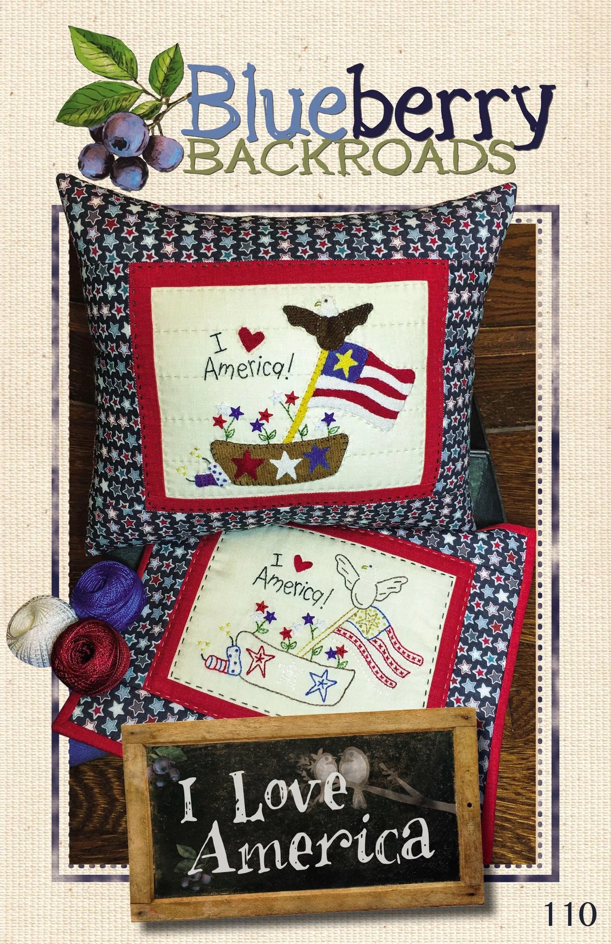 I Love America Pattern by Blueberry Backroads
