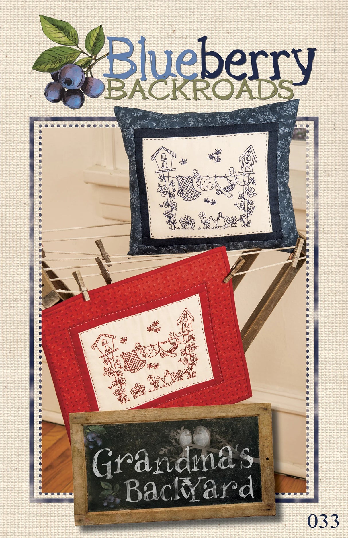 Grandma's Back Yard Pattern by Blueberry Backroads