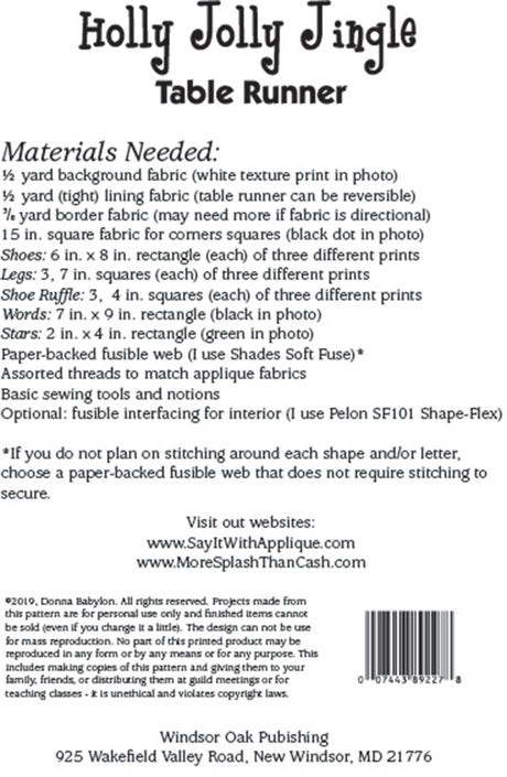 Holy Jolly Jingle Table Runner