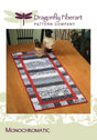 Monochromatic Table Runner Pattern Card