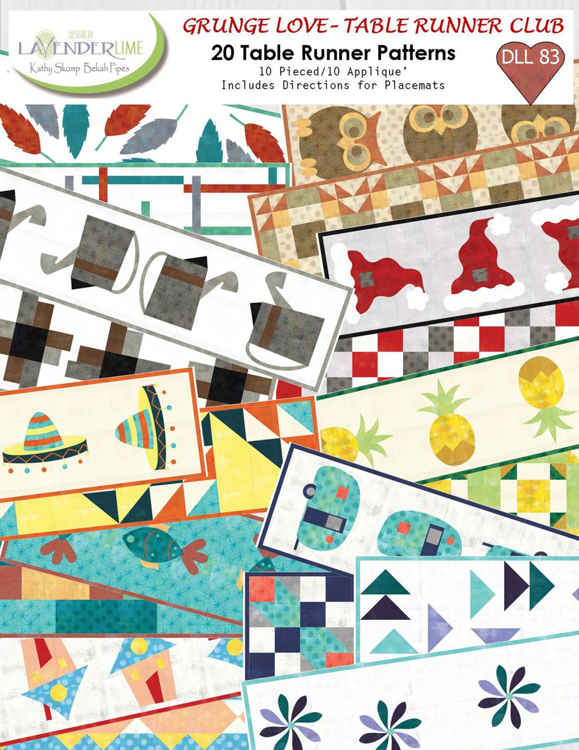 Grunge Love Table Runner Club