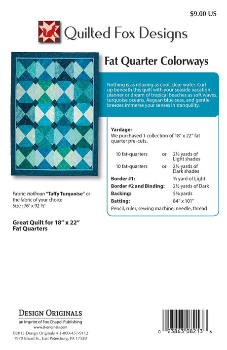 Fat-Quarter Colorways Pattern