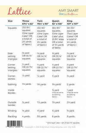 Lattice Quilt Pattern