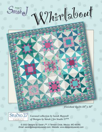 Whirlabout Quilt Pattern by Designs By Sarah J