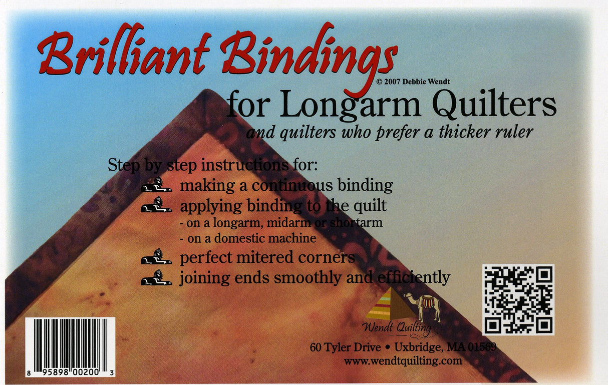 Brilliant Bindings Tool 1/4in for Longarmers
