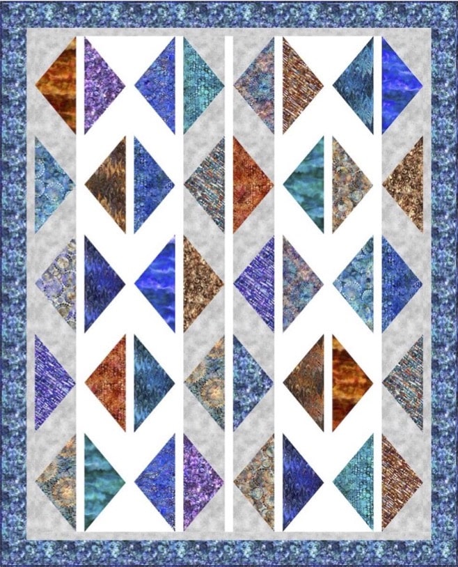Diamond Splits Downloadable Pattern