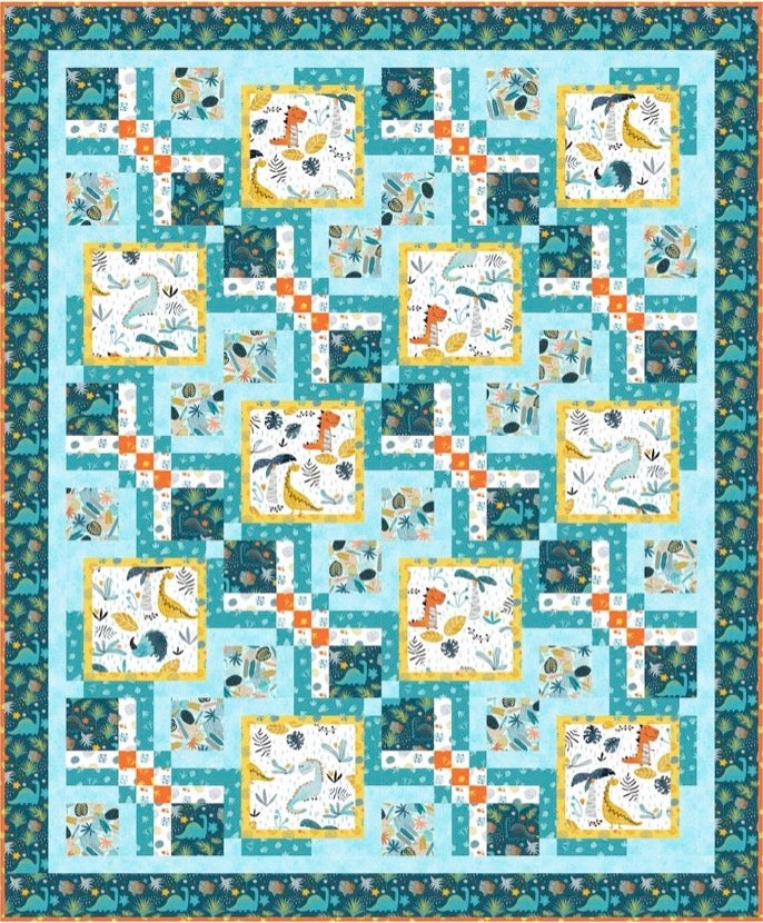 Dinosaur Steps Downloadable Pattern