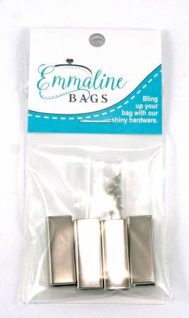 Strap End Caps Rectangle 4 Pack - 5 color choices