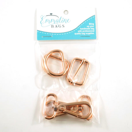 Aspen Crossbody Bag Hardware Kit Copper