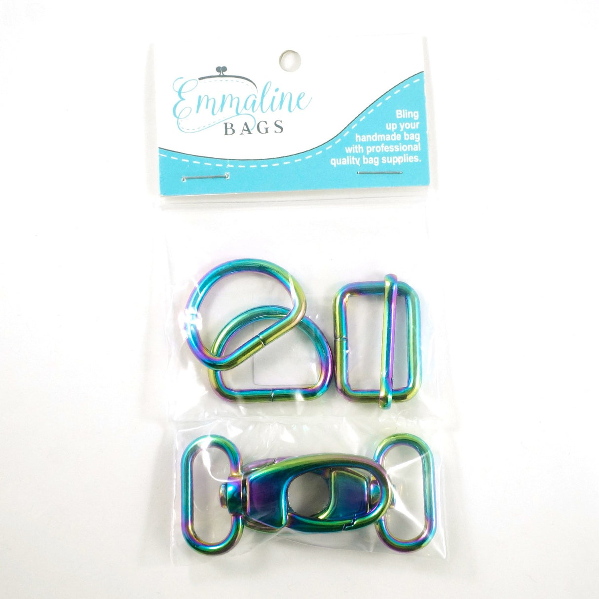 Aspen Crossbody Bag Hardware Kit Rainbow