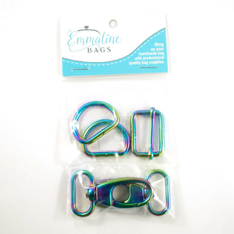 Aspen Crossbody Bag Hardware Kit Rainbow