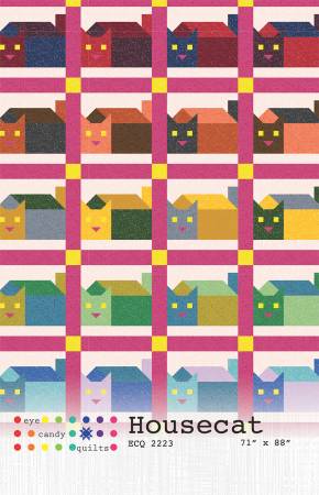 Housecat Quilt Pattern by Eye Candy Quilts