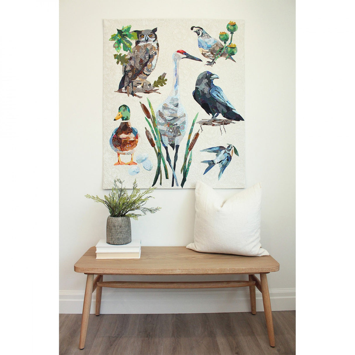 Take Flight: Fun with Textile Collage