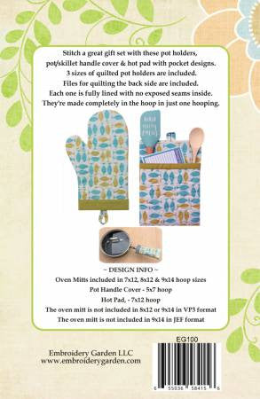 In the Hoop Pot Holders Set