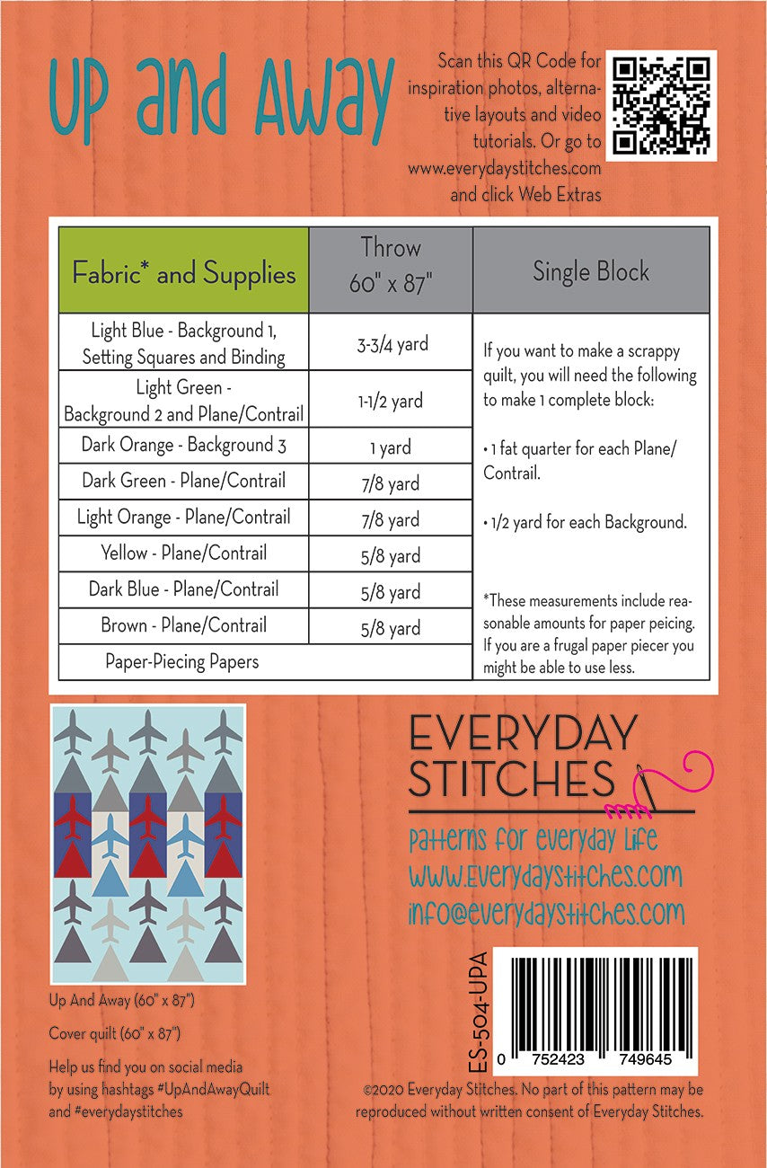 Up and Away Quilt Pattern