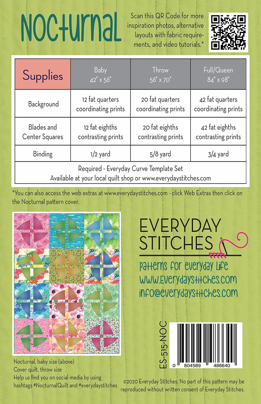 Nocturnal Quilt Pattern