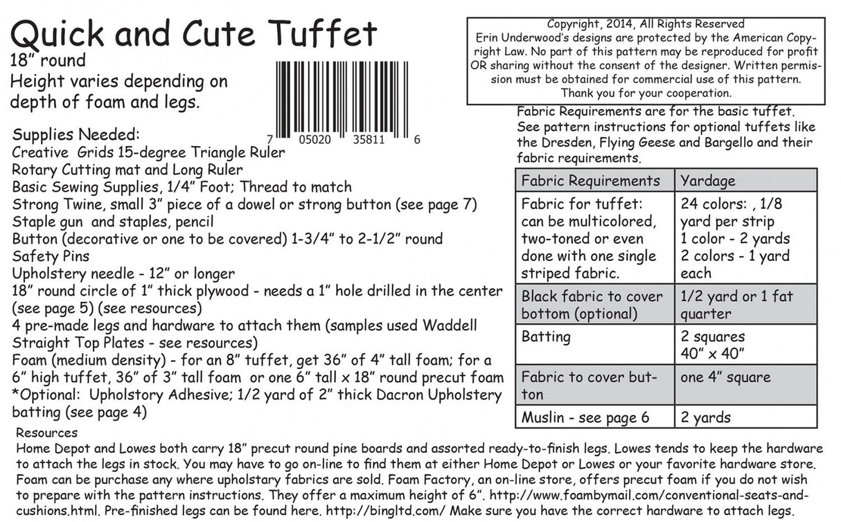 Quick and Cute Tuffets
