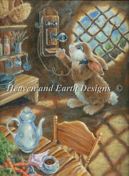 Easter Bunny Cross Stitch By Dona Gelsinger