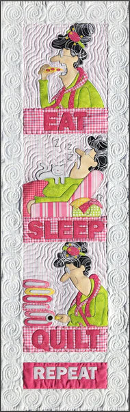 Eat, Sleep, Quilt Downloadable Pattern by Amy Bradley Designs