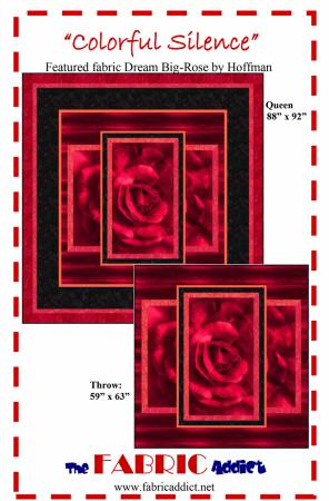 Colorful Silence Quilt Pattern by Fabric Addict