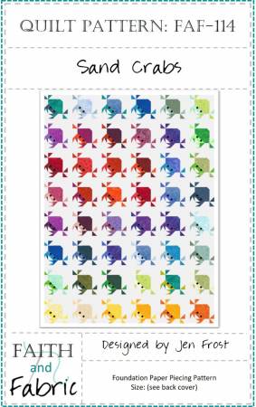 Sand Crabs Quilt Pattern by Fabric and Faith