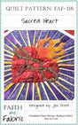 Sacred Heart Quilt Pattern by Faith and Fabric