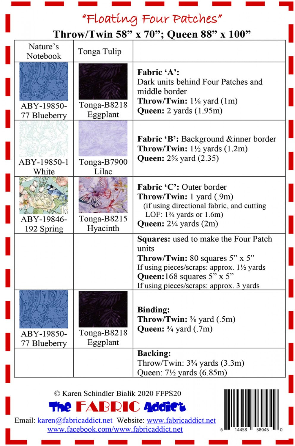 Floating Four Patches