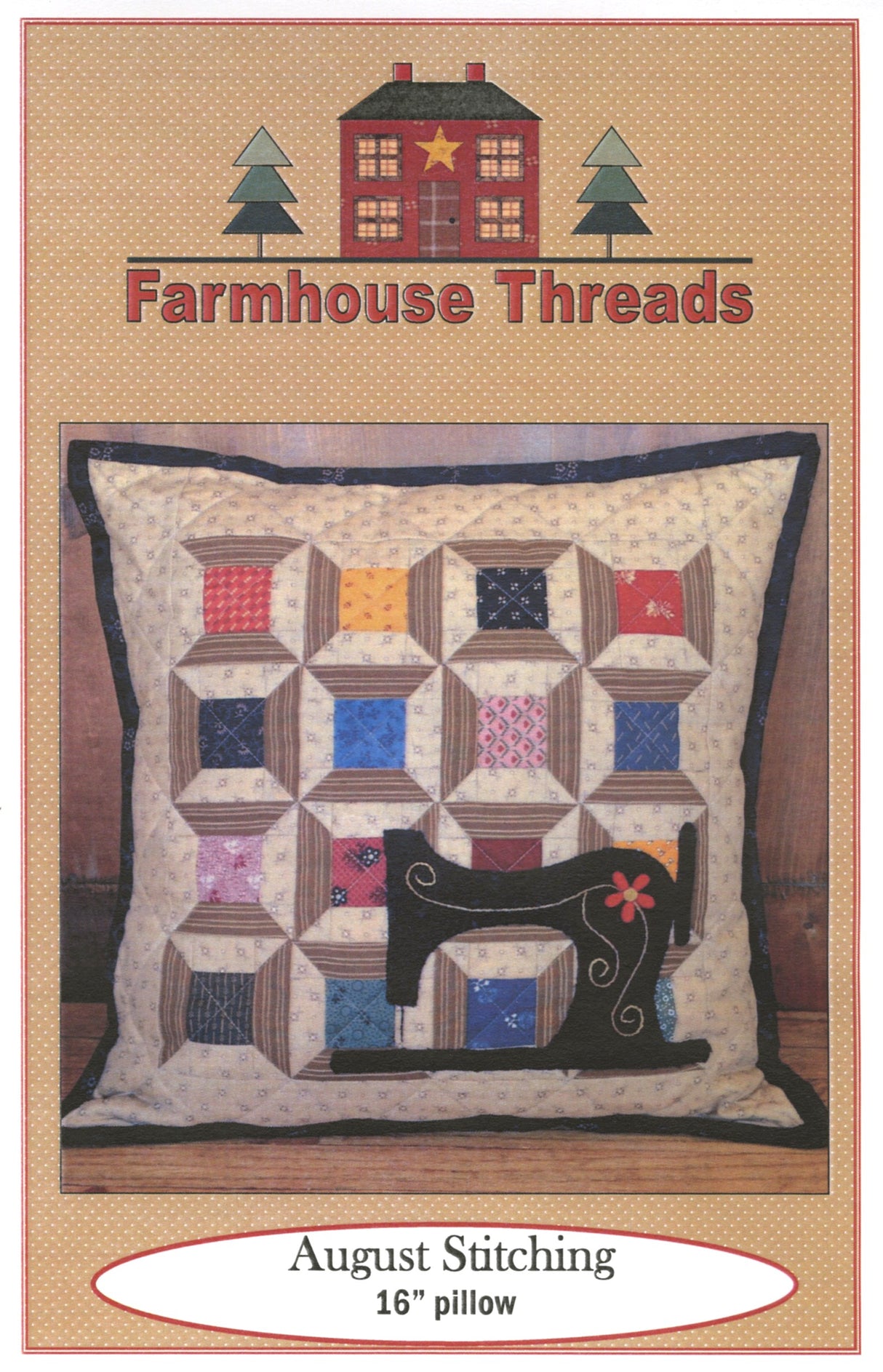 August Stitching Pillow