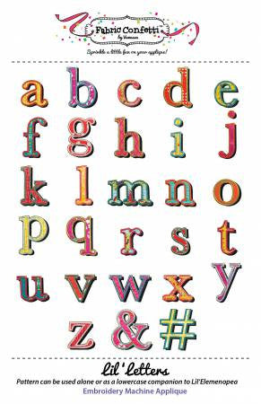 Lil Letters Pattern