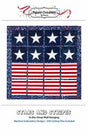 Stars and Stripes In The Hoop Wall Hanging Patriotic 4th of July Pattern by Fabric Confetti