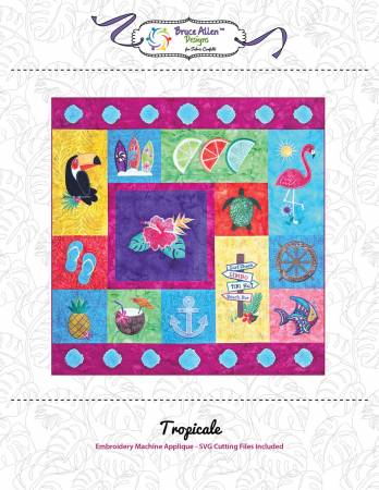 Tropicale Quilt Pattern by Fabric Confetti