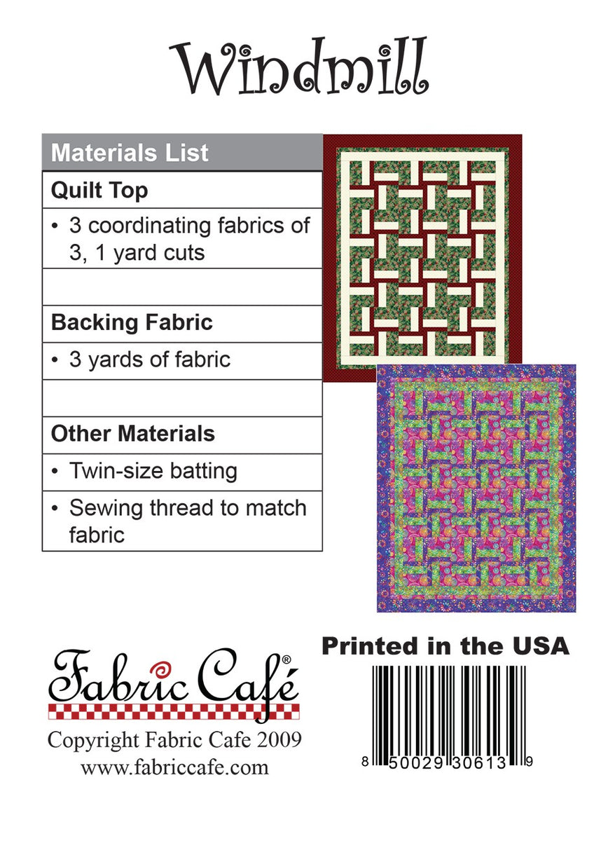 Windmill Quilt Pattern Quilt Patterns Quilting Books Patterns and Notions