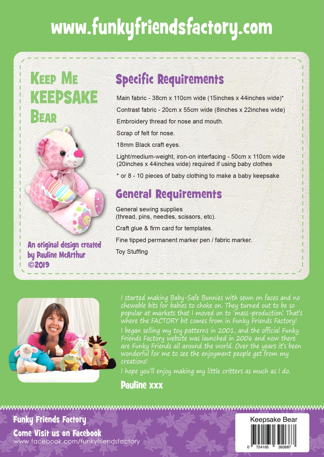 Keep Me Keepsake Bear