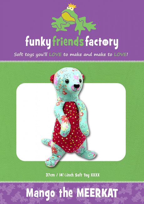 Mango the Meerkat Pattern by Funky Friends Factory