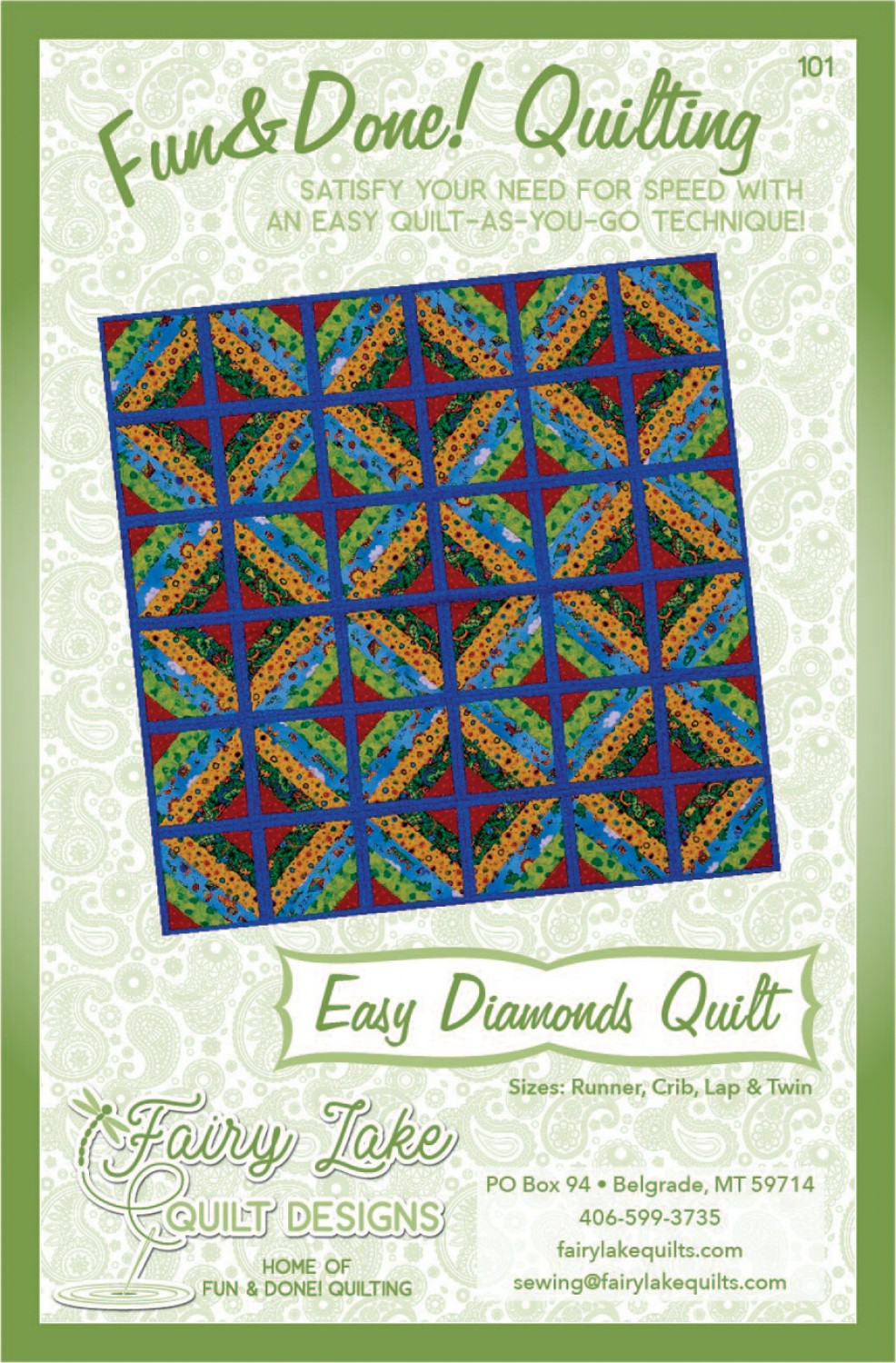 Fun & Done - Easy Diamonds Quilt