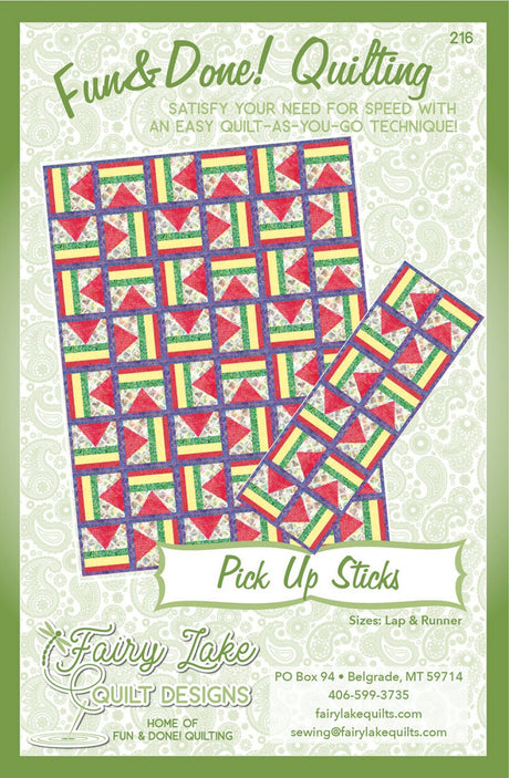 Pick Up Sticks - Fun & Done! Quilting