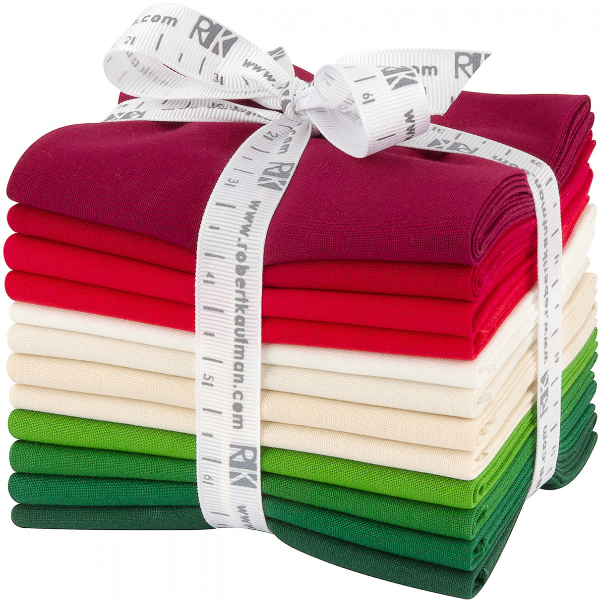 Fat Quarter Kona Cotton Christmas Holiday Palette, 12pcs/bundle