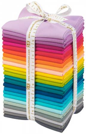 Fat Quarter Elizabeth Hartmen Designer Palette Kona Solids 25pcs/bundle