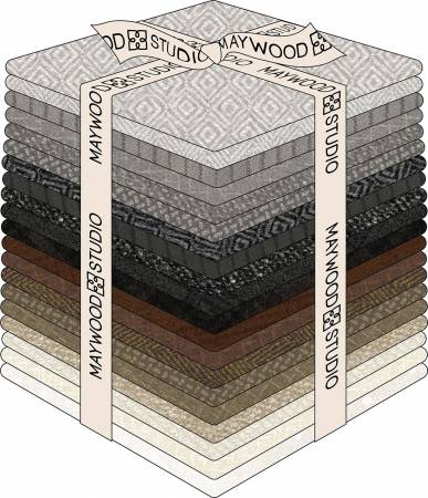 Fat Quarter Woolies Flannel Neutrals Vol. 2, 20pcs/bundle by Maywood Studio