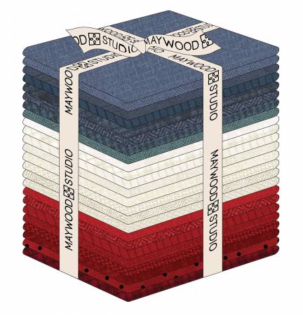 Fat Quarter Woolies Three Cheers 24pcs/bundle